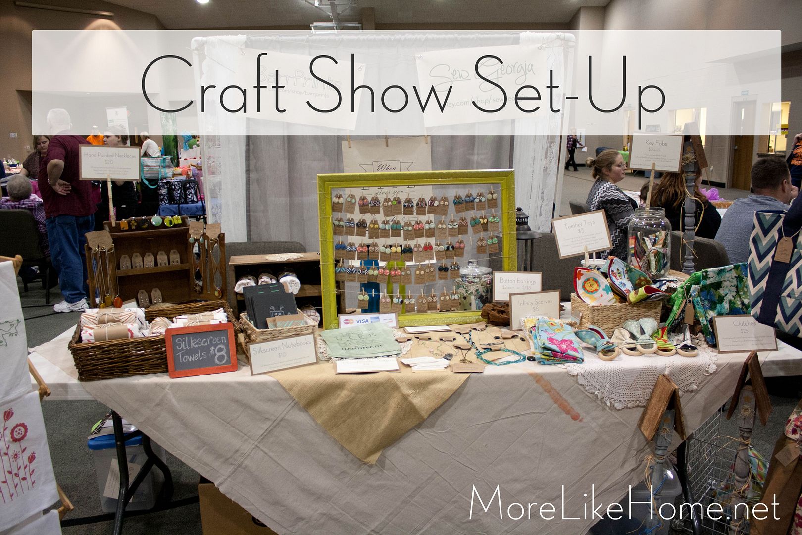 More Like Home Spiffy Craft Show SetUp